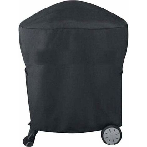 Housse de protection pour barbecue - - Compatibilité Weber Q1000 Q2000 - 54x76x69 cm - Noir - Imperméable (1/4)