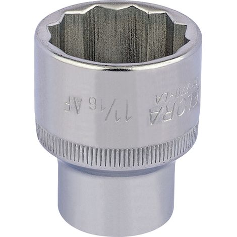 Draper 1/2" Drive 1-1/16" AF Bi-Hexagon Socket (Part No. 24484) for Automotive and Mechanical Use (1/5)