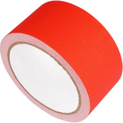 Nastro adesivo telato – nastro in tessuto resistente, opaco e di alta qualità, di colore rosso. (1/2)