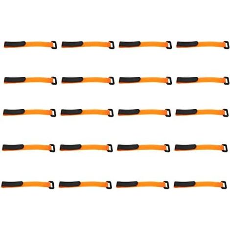 sangle à crochets et boucles avec boucle, attaches de câble en plastique Nylon Durable boucle pour (20 200mm) - 20200mm (1/5)