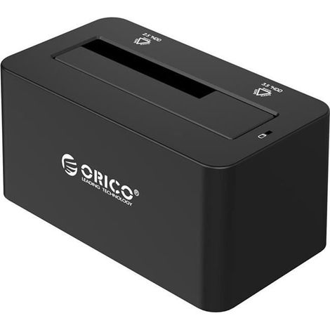 ORICO Boîtier Externe pour Disque Dur 2,5" / 3,5", Station d'accueil, USB 3.0, pour HDD SATA de 2,5/3,5 Pouces et SSD, Haute (1/4)