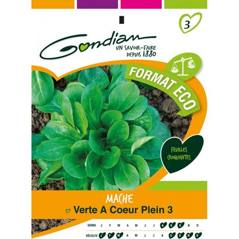 Gondian - Mache Verte a Cœur plein format eco