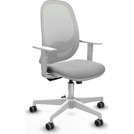 Piqueras y Crespo Cilanco Chaise de bureau gris clair (1/3)