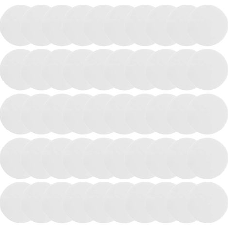Lot de 50 autocollants en aluminium vierge par sublimation - Ronds, lunette, pendentif, plateau, tôle d'aluminium (1/5)