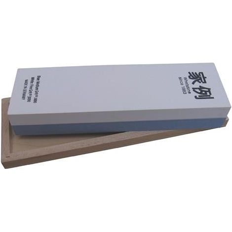 Friedrich Müller Abziehstein L 200 x B 60 x H 30 mm 400 / 1.000 im Holzkasten - 843407