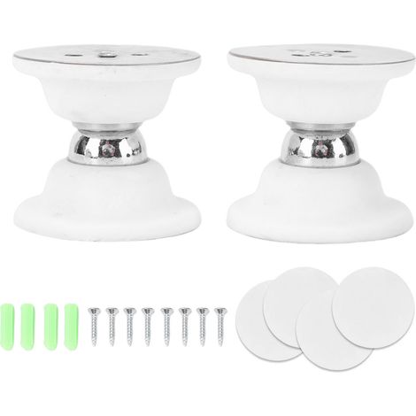 Loquet de porte magnétique pour camping-car, 2 paires, résistant aux intempéries, en acier inoxydable, porte-bagages en PVC pour couverture de cabine de remorque (1/5)
