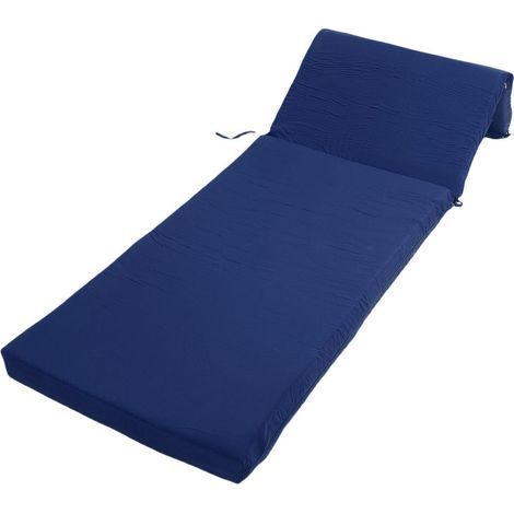 Lounge Chair Cushion 55x183x7.5cm, Thick Polyester, PP Cotton Filling, Comfortable Chair for Indoor and Outdoor Use (1/5)