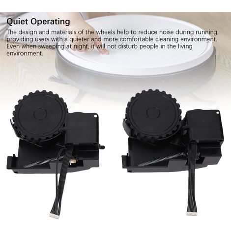 Ortviai Roue motrice pour robot aspirateur Airrobo T10, L6, Q6, Neabot N2 – Silencieuse & haute adhérence (1/4)