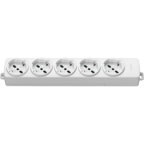 VIMAR - 01293.NC.B Presa multipla 5 universale bianco