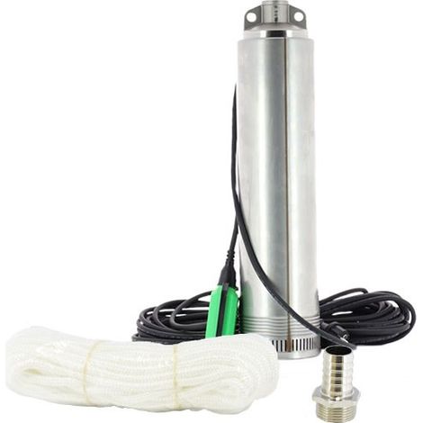Pompesguinardloisirs – Pompe immergée Idra 5000 S – 1000W, 12m profondeur, débit 4,5m³/h, inox, sécurité manque d'eau – Pour puits 125mm