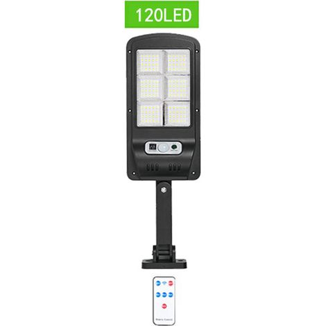 2 Park 800W Lampe Solaire Jardin sans fil étanche télécommandé,6 COB Applique Solaire Extérieure avec Détecteur de Movement,3 mode (1/2)