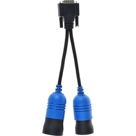 Compatible avec le câble adaptateur de diagnostic pour camions allemands Nexiq USB Link 125032 (DB 15 broches mâle, réf. 405048, 6 broches et 9 broches type Y). (1/3)