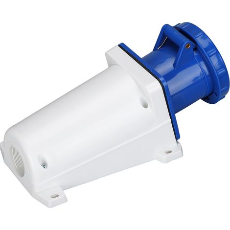 Connecteur industriel étanche pour câble, prise et fiche triphasée 3 broches 2P+T 220-250 V 63 A