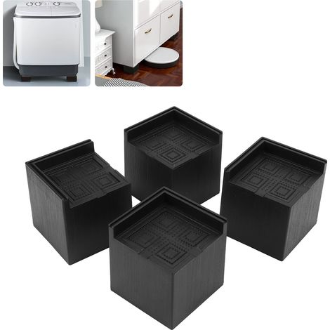 7,6 cm (3 Zoll) L-förmige Vierkantnägel zum Anheben der Füße von Waschmaschinen, Betten, Kleiderschränken, Sofas, Tischen und Möbeln. (1/5)