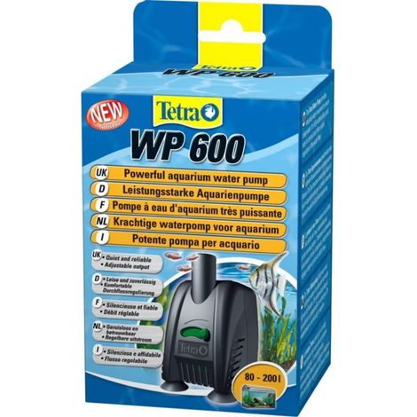 Tetra TEC WP 600 Wasserpumpe fÐ©r sauberes Wasserzirkulation in Aquarien, 80-200 Liter