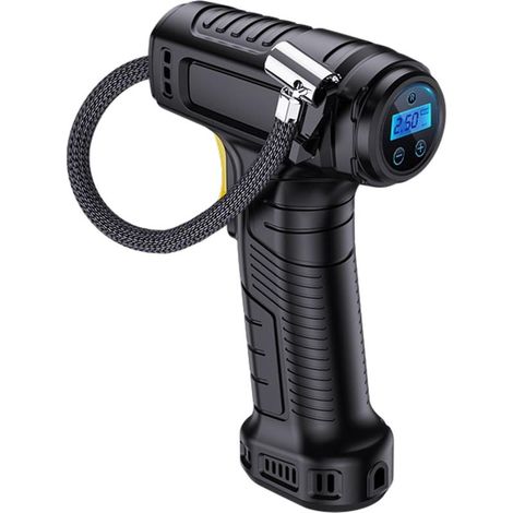 Gonfleur de pneus électrique pour voiture avec lumière LED, gonfleur automatique robuste pour terrains de basketball et activités de plein air (1/5)