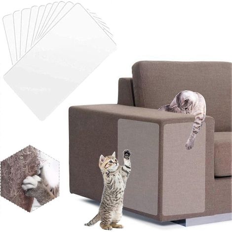 Protection anti-griffures pour chat, lot de 6, pour meubles et canapés. (1/5)
