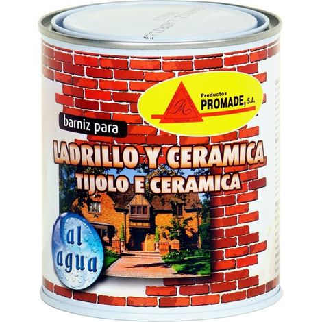 Barniz ladrillo cerÁmica al agua 750 ml abla104 promade