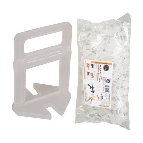 Clips longs croisillons autonivelants 2 mm – 250 pcs pour carrelage 13-23 mm – Maintien parfait et mise à niveau rapide – ROKNTOOLS (1/6)