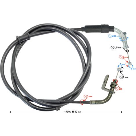 Cavo di ritorno dell'acceleratore Voge SR125 (1/3)