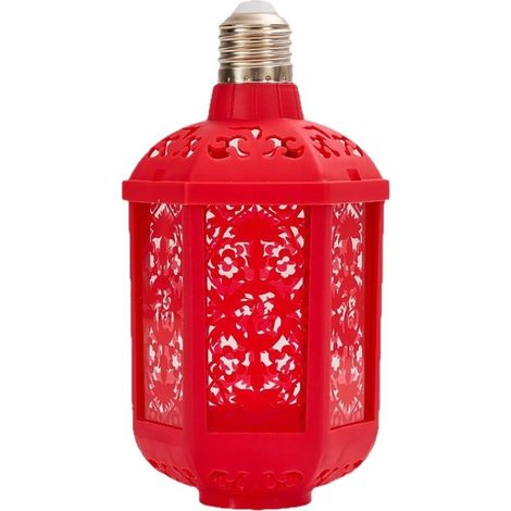 Décorations chinoises du Nouvel An Lampe 7 couleurs E27 Lanterne rouge Pour balcon, porte d'entrée, jardin, maison, restaurant, fête de mariage (1/5)