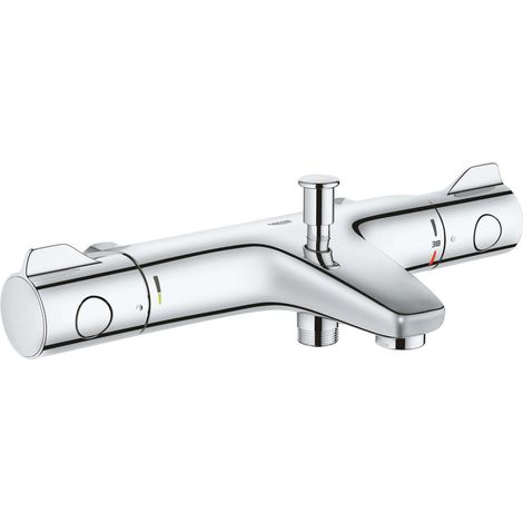 Grohe Grohtherm 800 - Thermostat-Wannenarmatur, Chrom 34754000 (1/2)