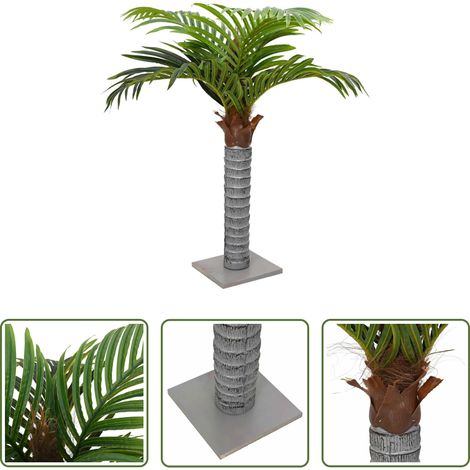 vidaXL Künstliche Palme 100 cm - Palme Künstlich 6 Blätter 100 cm Grün (1/5)