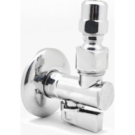RUBINETTO SOTTOLAVABO A SFERA CON FILTRO A SNODO 1/2 x 10