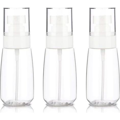 Petits flacons vaporisateurs de voyage de 60 ml, flacons vaporisateurs de voyage vides, mini flacons vaporisateurs en plastique à brume fine (1/5)