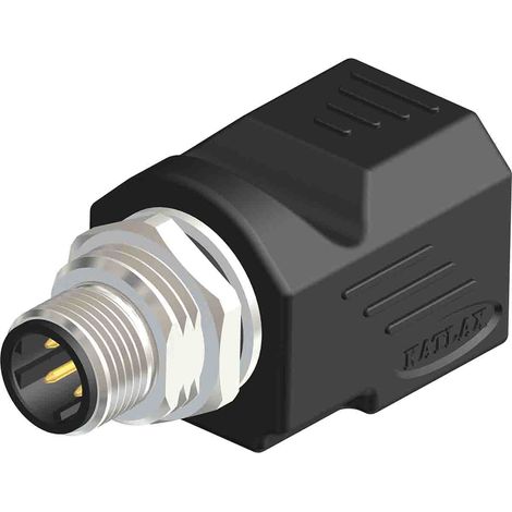 Adaptateur Angle droit RS PRO M12 8 broches femelle M12 ( Prix pour 1 )