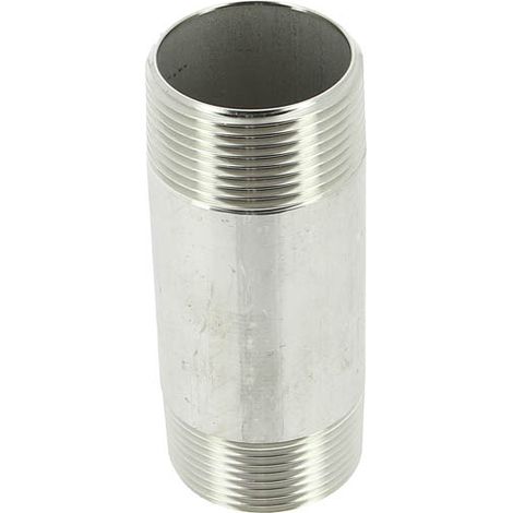 Bobine inox longueur 100mm Mâle 1"1/4 (1/2)