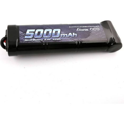 Batería Gens Ace Traxxas 5000mAh 8,4V NiMH Hump T-Dean