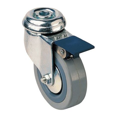 Roulette industrielle Pivotante Guitel Hervieu, Acier galvanisé, Ø 75mm, 60kg ( Prix pour 1 )