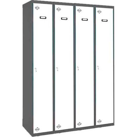 Taquilla 1800x1200x500 SIMONLOCKER PROFESIONAL SINGLE 4/4 300 (1200) AN/BL marca SIMONRACK