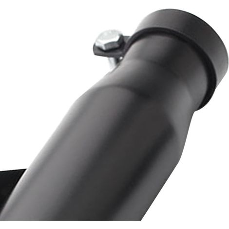 Motorradauspuff aus Edelstahl, universeller geräuschdämpfender Schalldämpfer für Motorräder, Typ B, schwarz, Geräuschreduzierer (1/5)