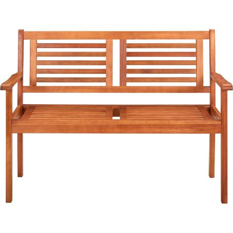 Banc de jardin,Banquette de jardin,Chaise 2 places 120 cm Bois d'eucalyptus solide CFW52239 (1/5)