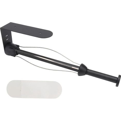Single Hand Operable Paper Towel Holder Stainless Steel Wall Mount Paper Towel Rack for Kitchen Bathroom (1/5)