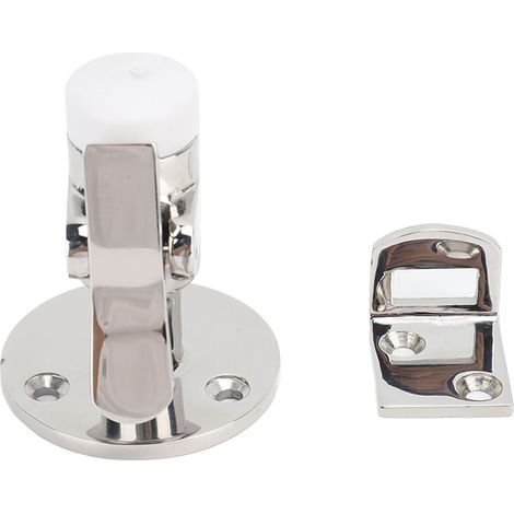 Butée de porte et bloque-porte en acier inoxydable 316, robuste, pour sol, kit de maintien pour bateaux et yachts. (1/5)
