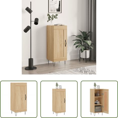 Buffet chêne sonoma - Buffet Chêne sonoma 34,5x34x90 cm Bois d'ingénierie (1/5)