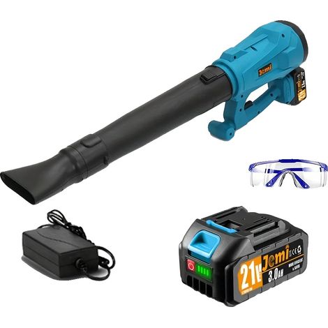Soplador inalámbrico, 6 velocidades variables, diseño ergonómico y ligero, 1 batería y cargador, UE (1/2)