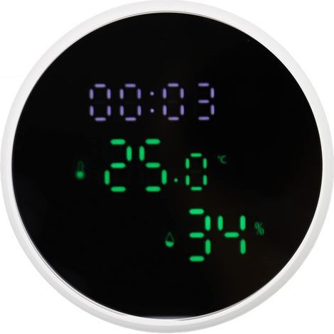 Thermomètre hygromètre WiFi, capteur Intelligent de température et d'humidité Haute précision, contrôle Vocal, Moniteur de température et d'humidité pour la Maison et Le Bureau (1/5)