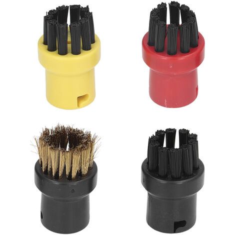 Brosses rondes pour nettoyeur vapeur à petite tête de brosse pour Karcher SC1 SC2 SC3 SC4 SC5 SC7 (1/5)