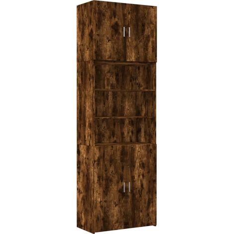 Credenza buffet cassettiera mobile contenitore organizer cucina soggiorno soggiorno alto 80 x 42,5 x 249 cm derivati del legno marrone 020033564