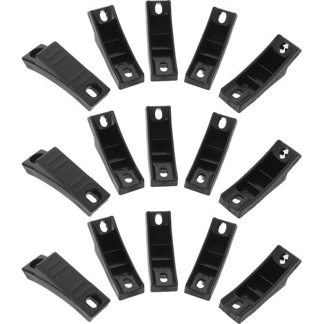 Lot de 50 Clips de Fixation pour Bande LED Large 1,18 X 0,79 Po avec Vis, Supports Adhésifs Robustes pour Guirlandes Lumineuses, Organisateur de Câble Électrique, Fixation (1/5)