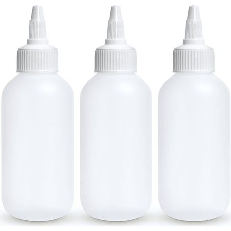 Bouteilles souples pour condiments Bouteilles vides et hermétiques pour ketchup, moutarde, sirop, sauces, vinaigrettes. (1/3)