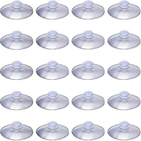 Ventouse de cuisine transparente Yaju sans crochets, 20 mm, lot de 30