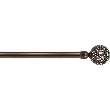 SCORRITENDA 'KIT FERRO' mod. 'Boccia fiore' col. bronzo Ø 20/19 mm.