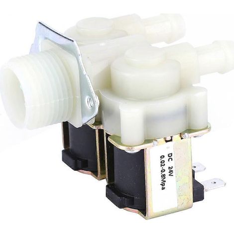 G3/4 NC Elektrisches Magnetventil, normalerweise geschlossener Wassereinlassschalter für Waschmaschinen, 24 V DC