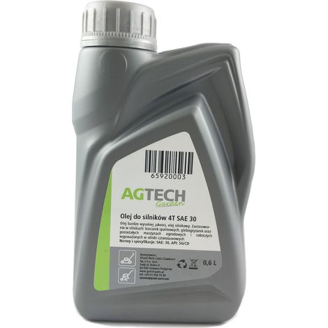 Öl für Viertakt-Rasenmähermotoren 4T SAE 20003 600 ml x 12 Stück