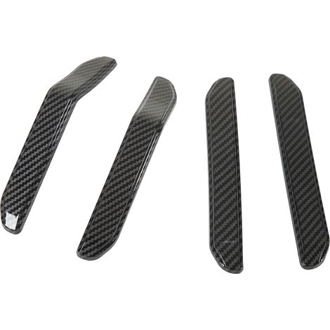 Lot de 4 Protège-portes Voiture Anti-choc Bande de Protection Angle Portière Remplacement Tesla Model 3 2018-2023 Fibre Carbone Aspect (1/5)